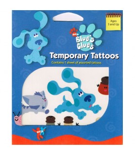Blue's Clues 'Blue and Friends' Temporary Tattoos (1 sheet)