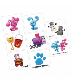 Blue's Clues and You Temporary Tattoos / Favors (8 tattoos)