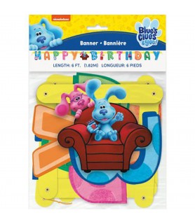 Blue's Clues and You Large Happy Birthday Jointed Banner (1ct)