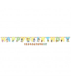 Bluey Add An Age Jumbo Letter Banner Kit (1ct)