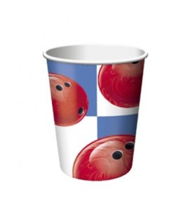 All Star Bowling 9oz Paper Cups (8ct)