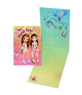 Bratz 'Lucky and Charmed' Thank You Notes w/ Env. (8ct)
