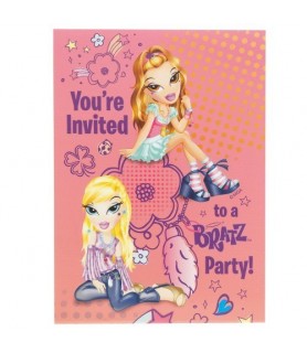 Bratz 'Lucky and Charmed' Invitations w/ Envelopes (8ct)