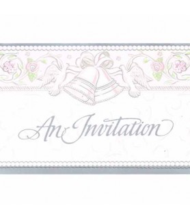 Bridal Shower 'Bells and Bows' Invitations w/ Envelopes (8ct)