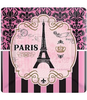 Bridal Shower 'A Day in Paris' Small Paper Plates (8ct)