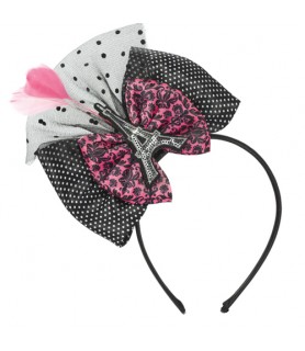 Bridal Shower 'A Day in Paris' Deluxe Headband (1ct)