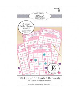 Bridal Shower Deluxe Bingo Party Game (1ct)