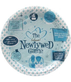 Bridal Shower 'Newlywed Game' Small Paper Plates (8ct)