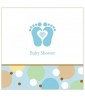 Baby Shower 'Tiny Toes Blue' Lunch Napkins (18ct)