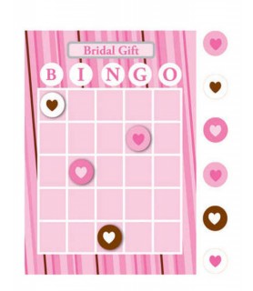 Bridal Shower 'Bride 2 Be Dots' Bingo Party Game (1ct)