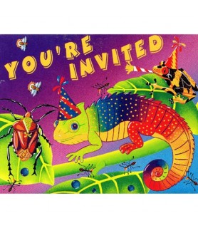 Happy Birthday 'Bug Party' Invitations w/ Envelopes (8ct)