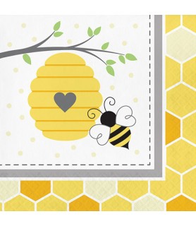 Baby Shower 'Bumblebees' Lunch Napkins (16ct)