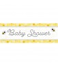 Baby Shower 'Bumblebees' Giant Plastic Banner (1ct)