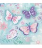 Floral Birthday 'Flutter' Lunch Napkins (16ct)