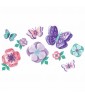 Floral Birthday 'Flutter' Floral Paper Wall Decorations (1ct)