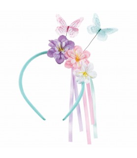Floral Birthday 'Flutter' Fabric Headband (1ct)