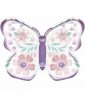 Floral Birthday 'Flutter' Shaped Small Paper Plates (8ct)