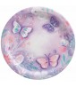 Floral Birthday 'Flutter' Large Paper Plates (8ct)