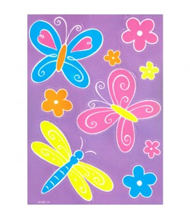 Butterfly Sparkle Window Cling Decorations (1ct)