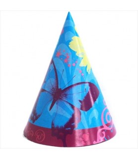 Butterfly Chic Cone Hats / Favors (8ct)