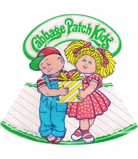 Cabbage Patch Kids Vintage 1983 flattened Cone Hats (6ct)