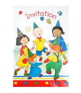 Caillou Vintage Invitations (8ct)