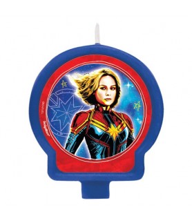 Captain Marvel Cake Candle (1ct)