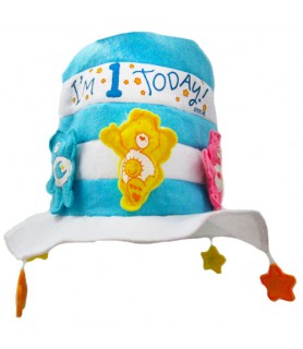 Care Bears Boy's 1st Birthday Blue Felt Hat (1ct)