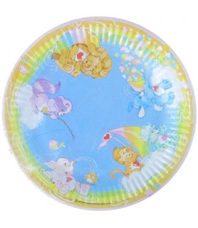 Care Bears 'Care Bear Cousins' Vintage 1985 Small Ridged Paper Plates (8ct)