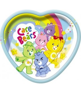 Care Bears 'Happy Day' Large Heart Shaped Paper Plates (8ct)