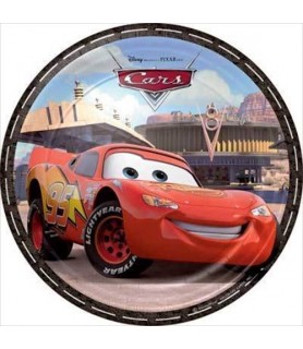 Cars Large Paper Plates (8ct)
