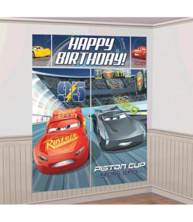 Cars 3 Wall Poster Decorating Kit (5pc)