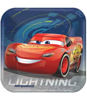Cars 3 Large Paper Plates (8ct)