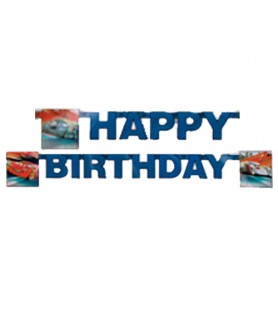 Cars 'High Velocity' Happy Birthday Banner (1ct)