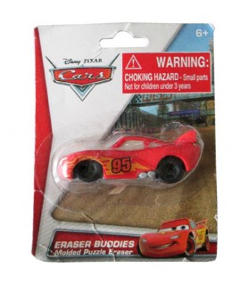 Cars Lightning McQueen Mini Puzzle Eraser / Favor (1ct)