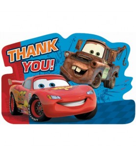 Cars 2 Thank You Notes w/ Envelopes (8ct)