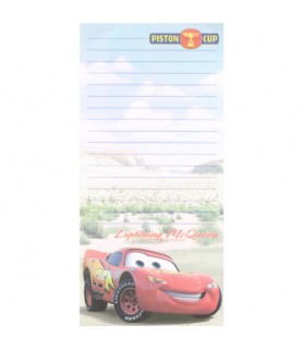 Cars Lightning McQueen Magnetic Notepad / Favor (1ct)