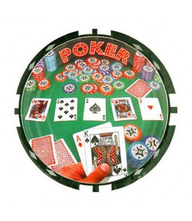Casino Night 'Poker' Small Paper Plates (8ct)