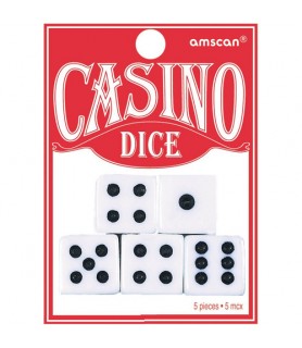 Casino Night Dice (5ct)