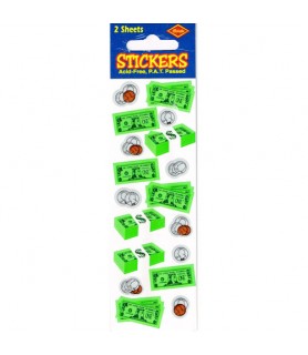Money Stickers (2 sheets)