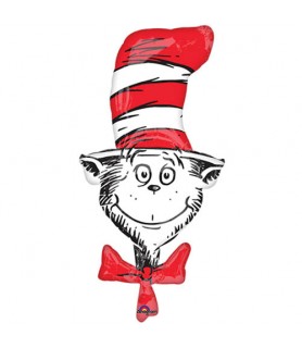 Cat in the Hat Supershape Foil Mylar Balloon (1ct)