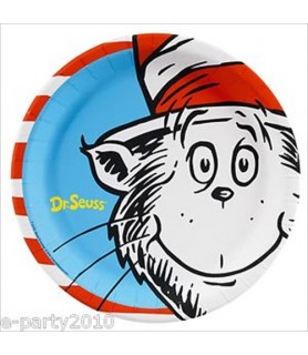 Cat in the Hat Large Paper Plates (8ct)