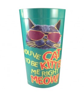 Kitten 'You've Cat to Be Kitten Me Right Meow' Reusable Keepsake Cup (1ct)