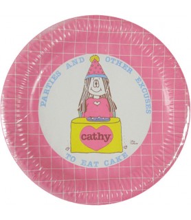 Cathy Vintage 1983 Large Paper Plates (8ct)
