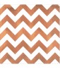 Rose Gold Shiny Metallic Chevron Lunch Napkins (16ct)