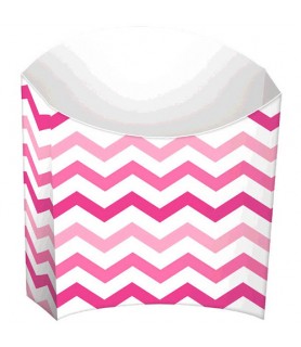 Pink Chevron Snack Containers (24ct)