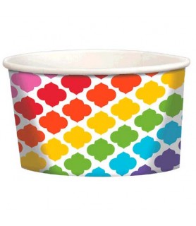 Rainbow Scallops Ice Cream Cups (12ct)