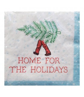 Christmas 'Home For The Holidays' Small Napkins (16ct)