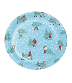 Christmas 'Home For The Holidays' Large Paper Plates (8ct)