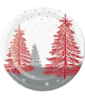 Christmas 'Winter Wonder' Small Paper Plates (8ct)